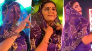Sapna Choudhary ने स्टेज पर सूट पहनकर किया गजब का डांस, Video देखकर झूम उठे फैंस